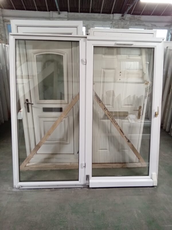 Used White Upvc Sliding Patio Doors 2010mm x 2020mm EA3