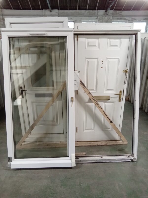 Used White Upvc Sliding Patio Doors 2010mm x 2020mm EA3 - Image 2