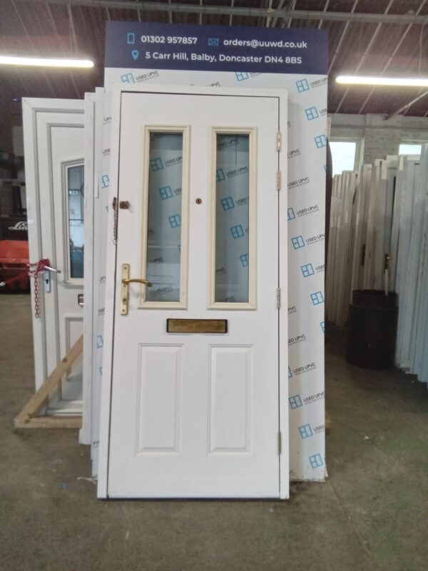 Used Brown Composite Front Door 920mm x 2095mm 0142 - Image 3