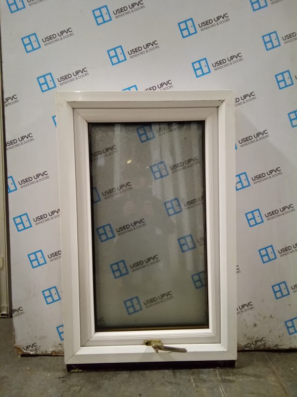 Used woodgrain and white upvc window 665mm x 1065mm W0049 - Image 3