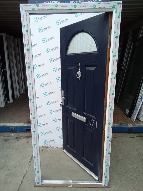 Brand new dark blue Composite Front door 910mm x 2025mm COMP6 - Image 2