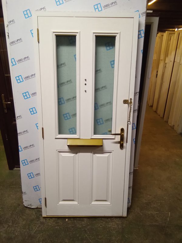 Used White Composite Front Door 900mm x 1980mm 0727 - Image 2