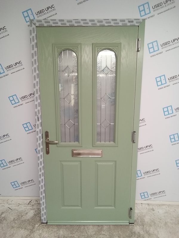 Brand New Chartwell Green Composite Front Door (outwards opening) 1015mm x 2070mm ND10