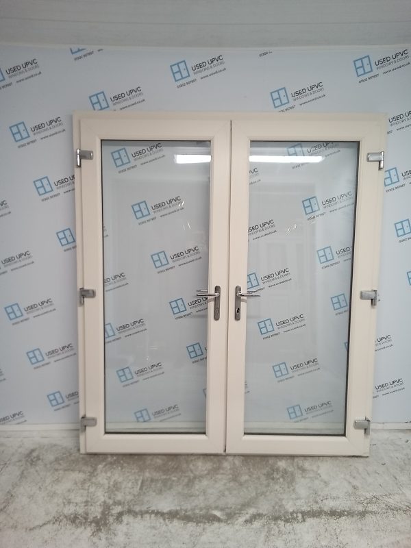 Used Cream Upvc French Doors 1790mm x 2060mm EA6