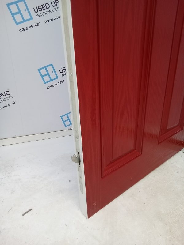 Used red Composite Front door 820mm x 2025 0409 - Image 6