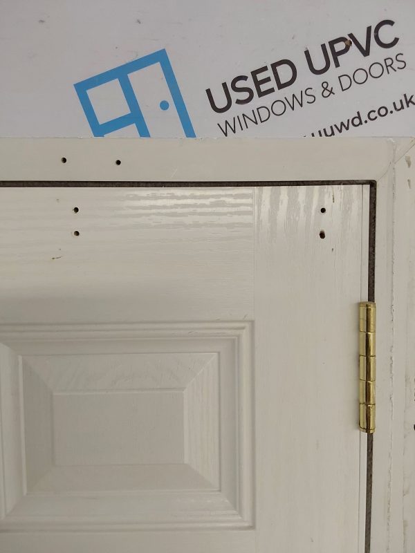 Used Red Composite Front Door 840mm x 1960mm 0387 - Image 5