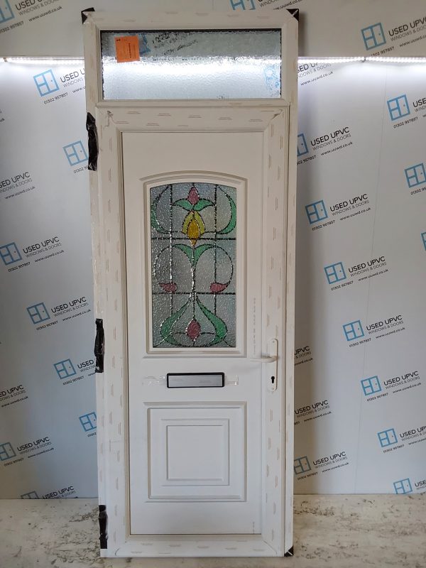 Brand New White Upvc Front Door And Toplight 910mm x 2460mm ND81 - Image 2