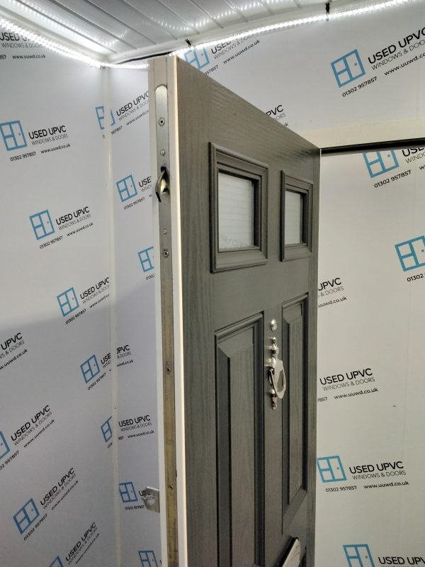 Used Anthracite Grey Composite Front Door 900mm x 1960mm C1044 - Image 4