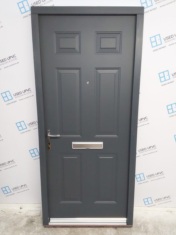 Brand New Anthracite Grey Composite Front Door 935mm x 2095mm ND89