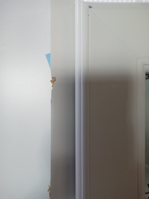 Used White Upvc Back Door (outwards opening) 925mm x 2025mm 0398 - Image 8