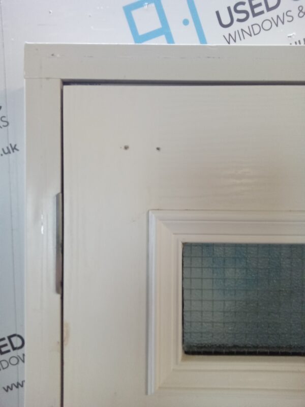 Used White Composite Front Door 870mm x 2000mm C9D44 - Image 4