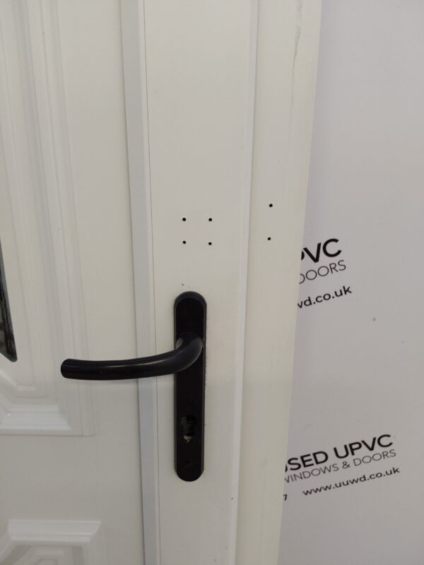 Used White Upvc Front Door 930mm x 2070mm (reduce to 915mm) 0387 - Image 4