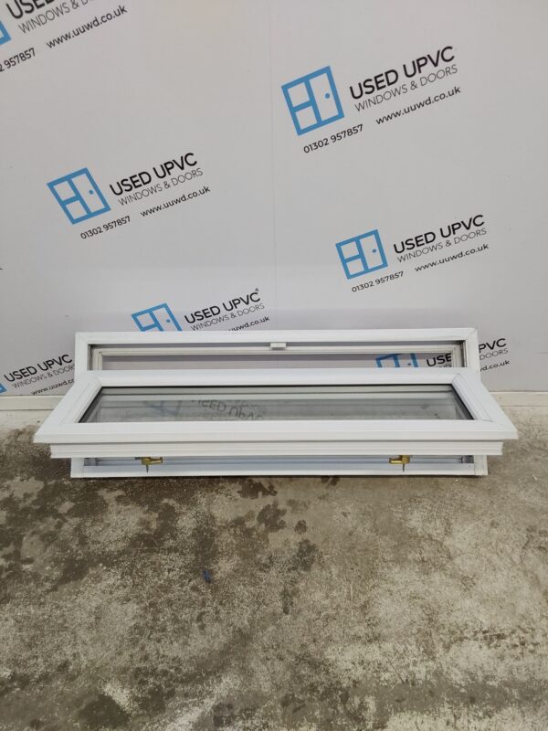 Used White Upvc Window 915mm x 320mm W0223 - Image 3