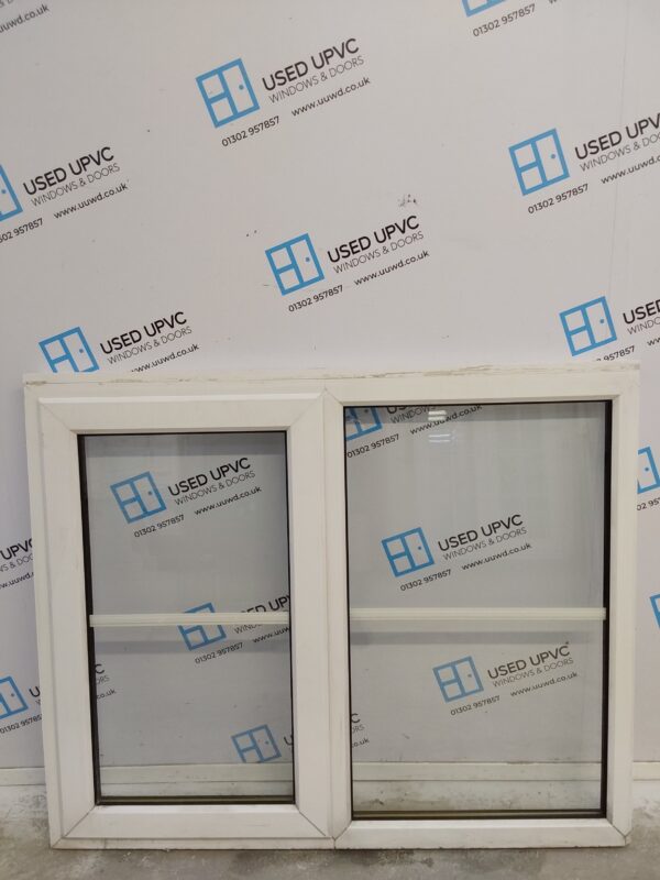 Used White Upvc Window 1205mm x 1000mm (reduce to 980mm) C5052