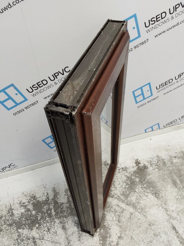 Used Woodgrain Upvc Window 750mm x 415mm W0397 - Image 4