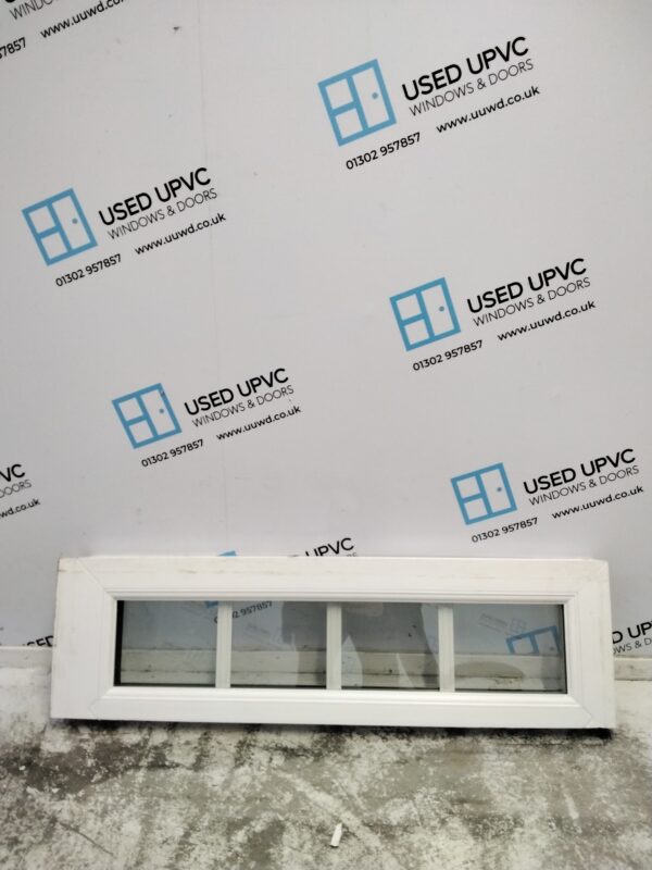 Used White Upvc window 930mm x 265mm (Reduce to 900mm) W0420 - Image 3