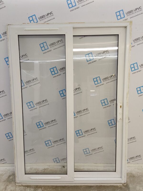 Used White Upvc Sliding Patio Doors 1490mm x 2090mm EA3 - Image 2