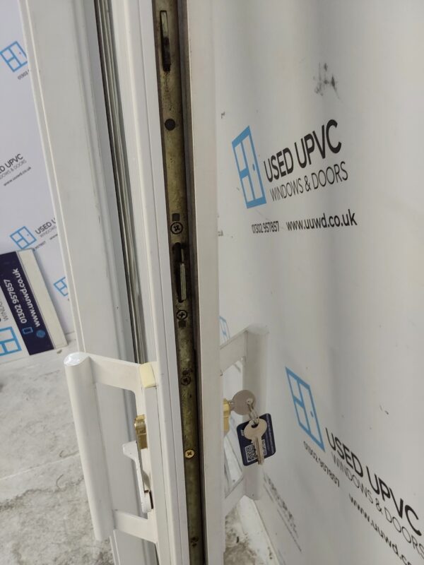 Used White Upvc Sliding Patio Doors 1490mm x 2090mm EA3 - Image 7