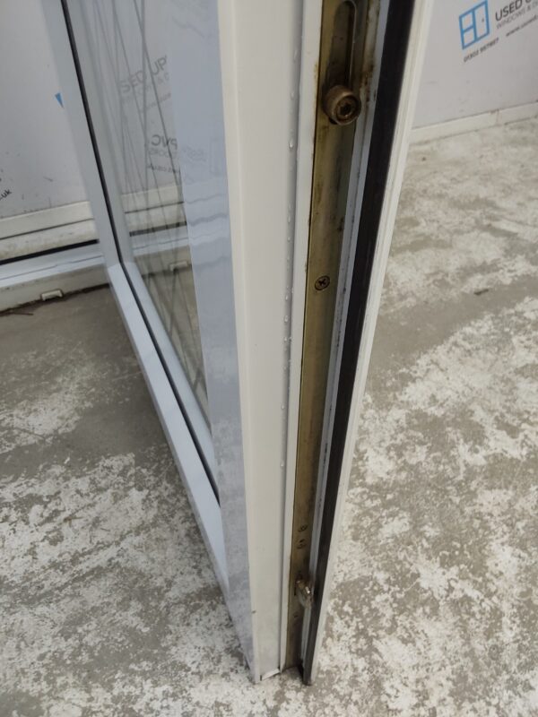 Used White Upvc Front Door And Toplight (outwards opening) 905mm x 2260mm 0698 - Image 8