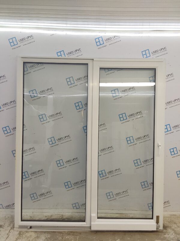 Used White Upvc Tilt And Turn Sliding Patio Doors 1800mm x 2100mm EA1 - Image 3