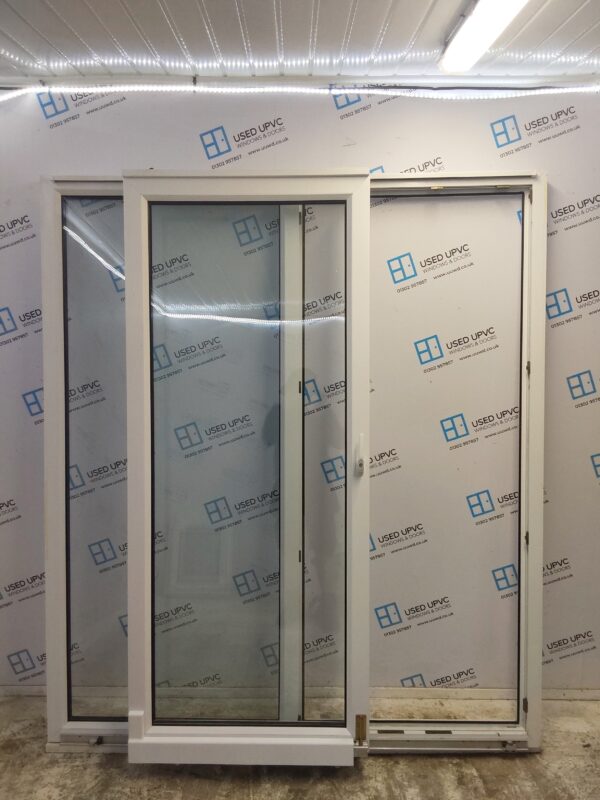 Used White Upvc Tilt And Turn Sliding Patio Doors 1800mm x 2100mm EA1 - Image 5