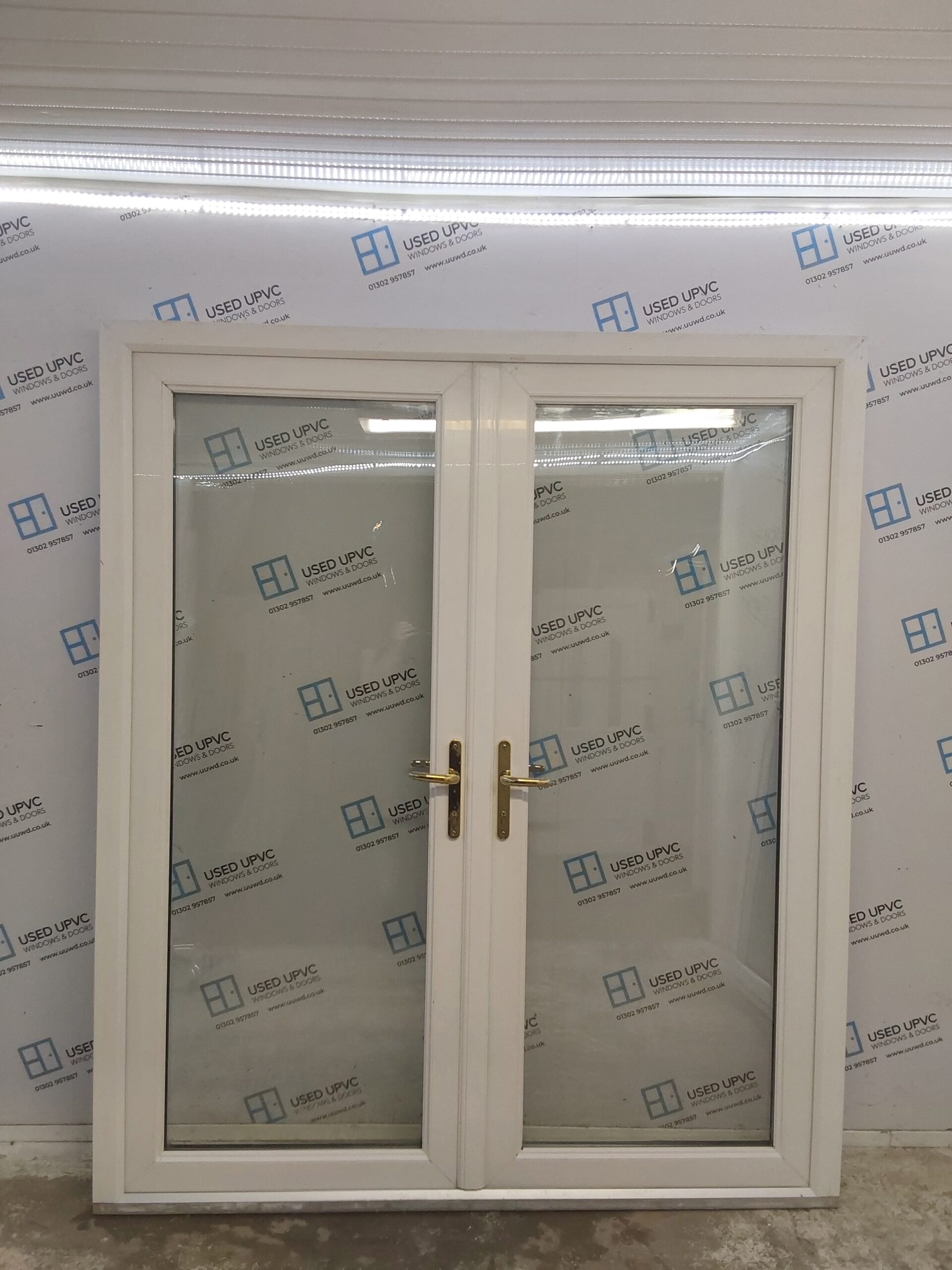 Used White Upvc French Doors Mm X Mm Ea Used Upvc Windows