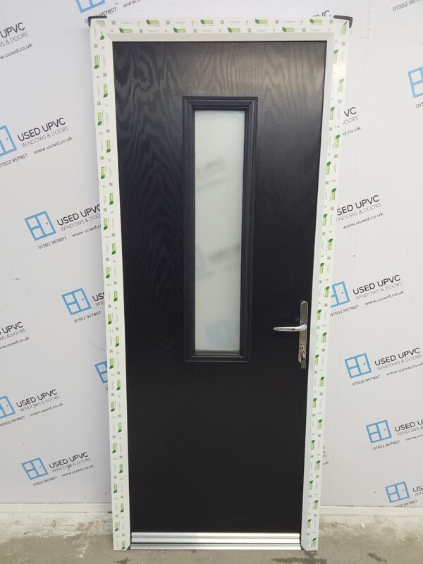 Brand New Black Composite Door 850mm x 2020mm C1ND70