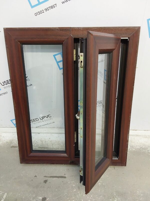 Used Woodgrain Upvc Window 645mm x 770mm W0050 - Image 3