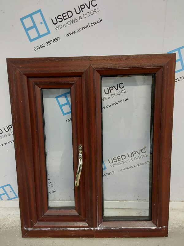 Used Woodgrain Upvc Window 645mm x 770mm W0050 - Image 2