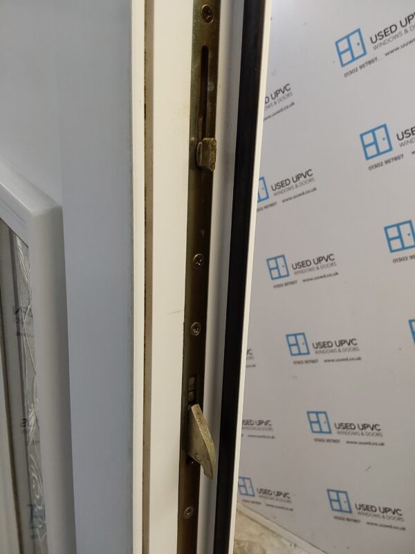 Used White Upvc Back Door 855mm x 2025mm 0197 - Image 4