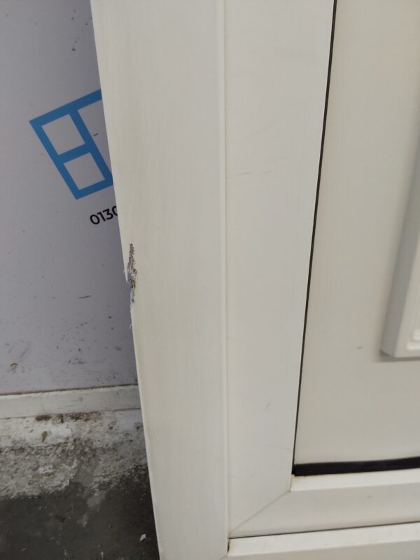 Used White Upvc Back Door And Toplight 920mm x 2290mm 0201 - Image 4