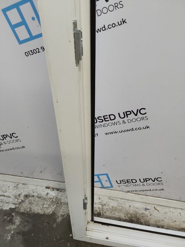 Used White Upvc Back Door And Toplight 920mm x 2290mm 0201 - Image 6