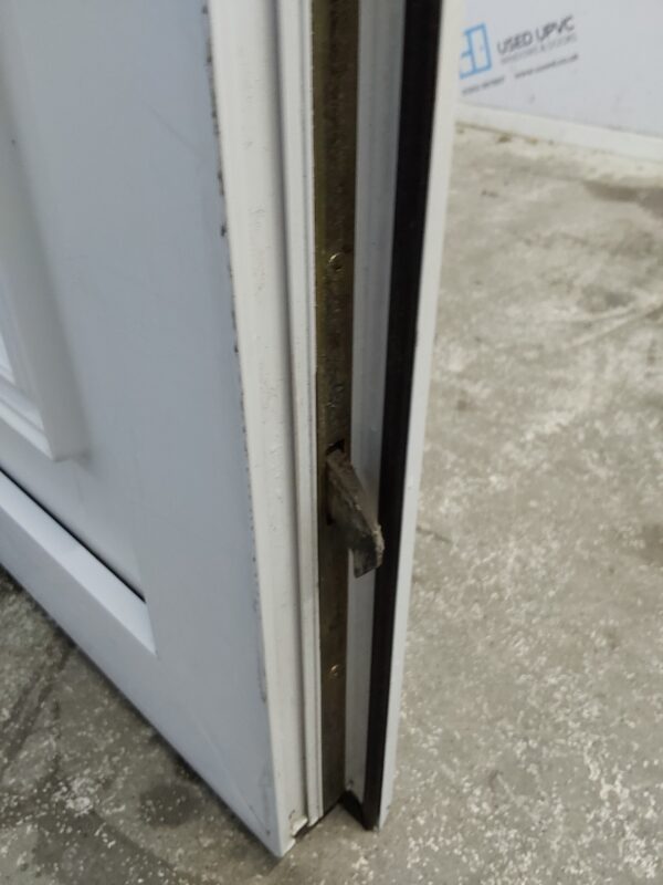 Used White Upvc Back Door 950mm x 2040mm (reduce to 920mm) C12D49 - Image 6
