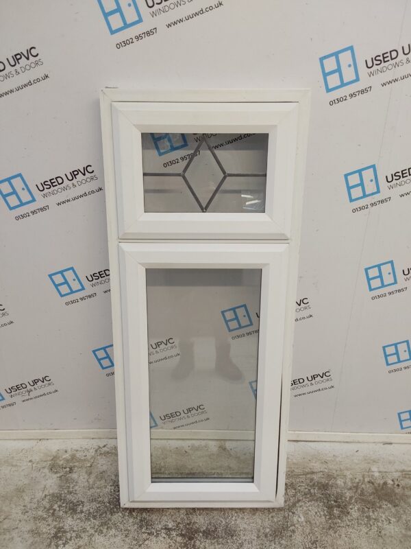 Used White Upvc Window 555mm x 1330mm C4B019