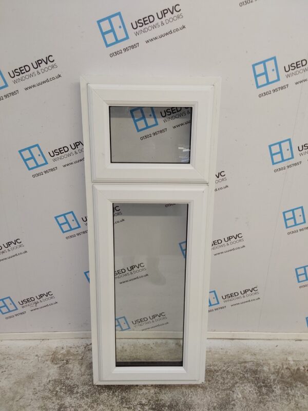 Used White Upvc Window 520mm x 1360mm C2128