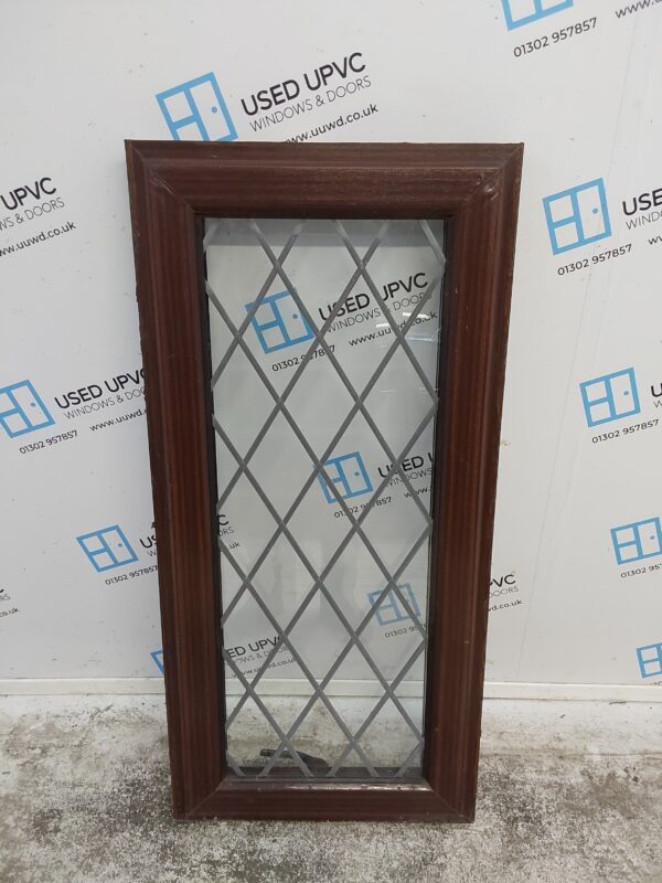 Used Woodgrain Upvc Window 565mm x 1180mm C2B079