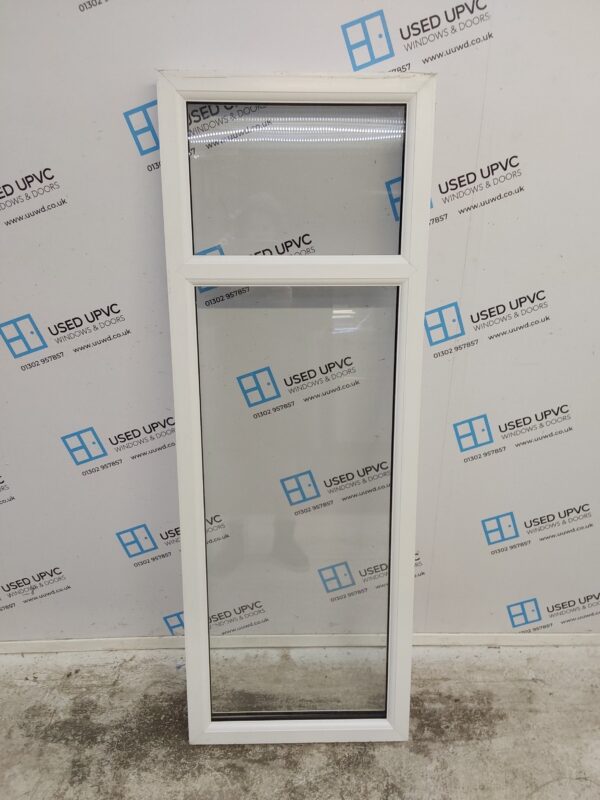 Used White Upvc Window 575mm x 1625mm W0060