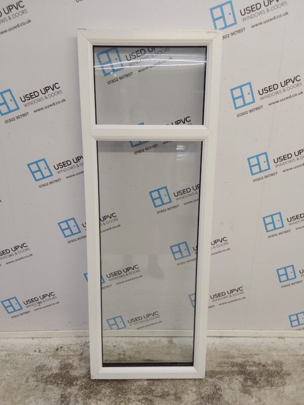 Used White Upvc Window 575mm x 1625mm W0060 - Image 2