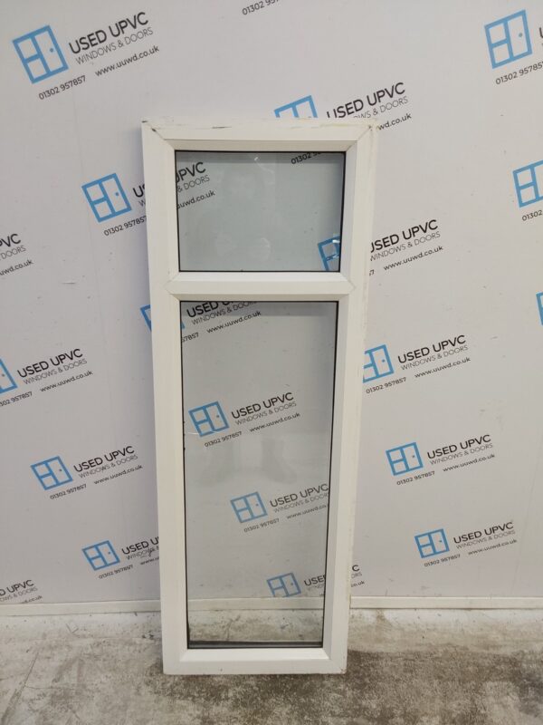 Used White Upvc Window 535mm x 1515mm C4W092 - Image 2