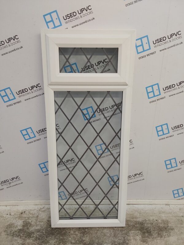 Used White Upvc Window 585mm x 1455mm C4W088