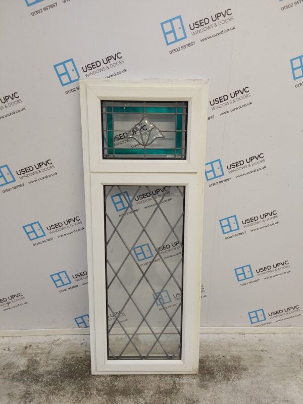 Used White Upvc Window 570mm x 1495mm C4W063