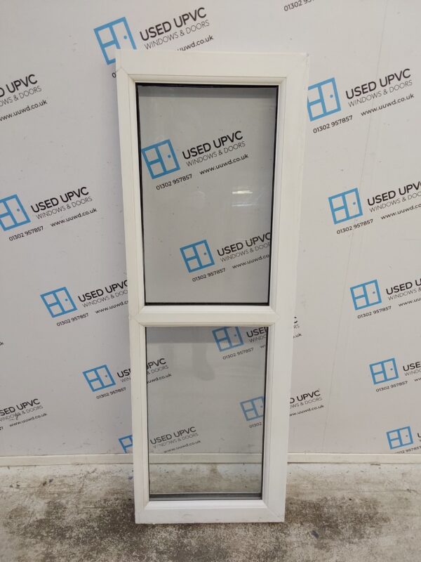 Used White Upvc Window 515mm x 1480mm C4W058