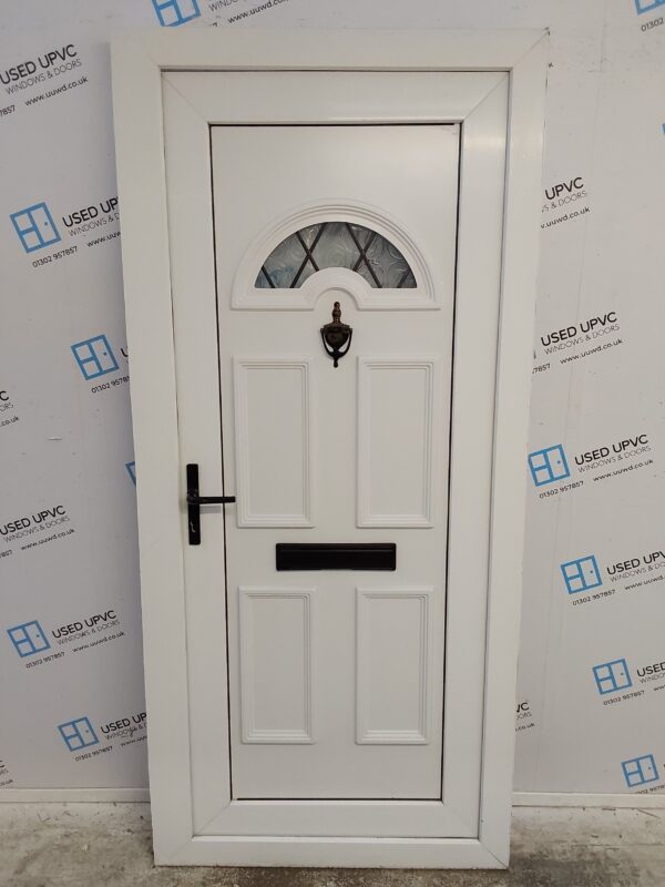 Used White Upvc Front Door 945mm x 2050mm 0050