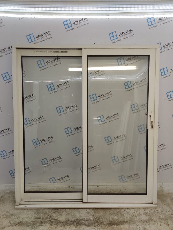 Used White Upvc Sliding Patio Doors 1805mm x 2040mm EA2