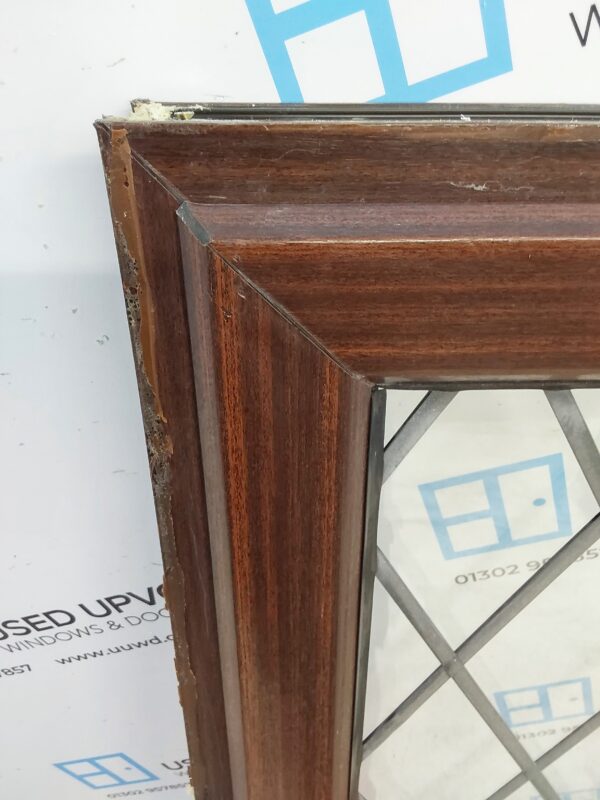 Used Woodgrain Upvc Window 565mm x 1180mm C2B079 - Image 6