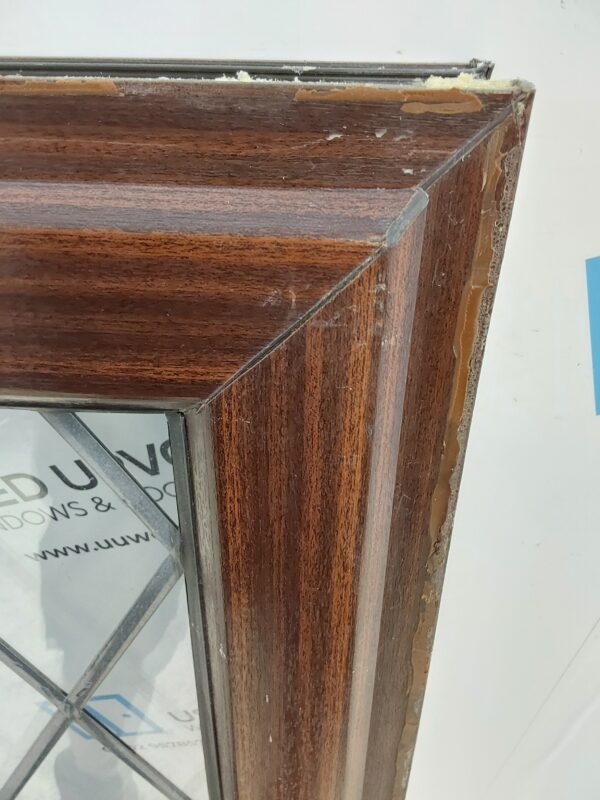 Used Woodgrain Upvc Window 565mm x 1180mm C2B079 - Image 7