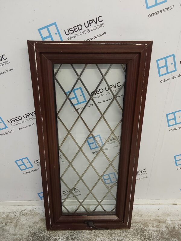 Used Woodgrain Upvc Window 565mm x 1180mm C2B079 - Image 4