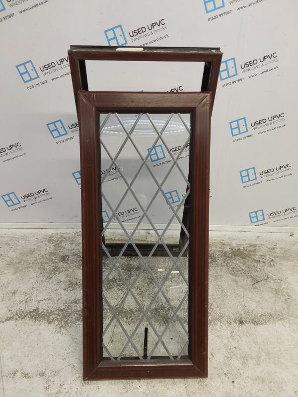 Used Woodgrain Upvc Window 565mm x 1215mm C2B084 - Image 2