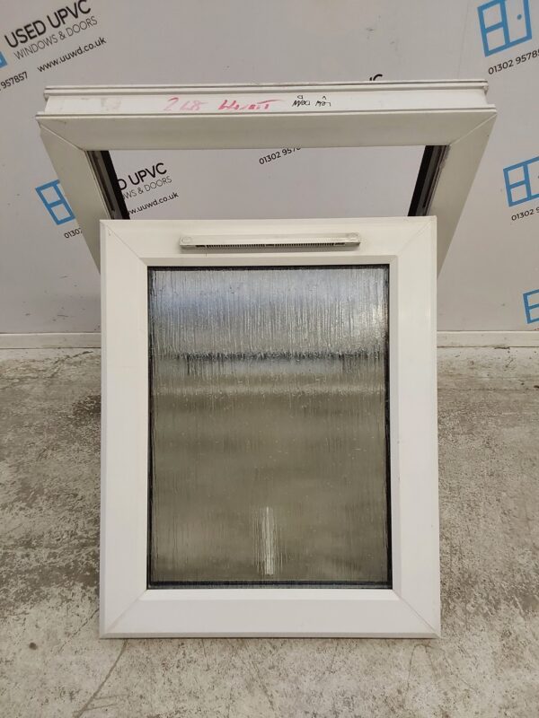 Used White Upvc Window 590mm x 740mm C2B091 - Image 3