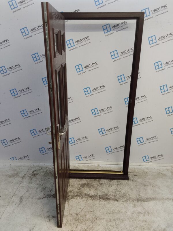 Used Rosewood Composite Door 930mm x 2090mm (outwards opening) 0431 - Image 3